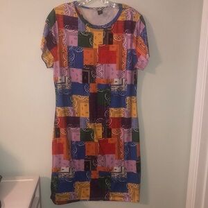 Colorful Patchwork Dress